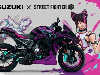 【スズキ】ストリートファイター6とコラボしたバイク「GSX-8R Tuned by JURI」をイベント＆モーターサイクルショーで展示決定！ メイン