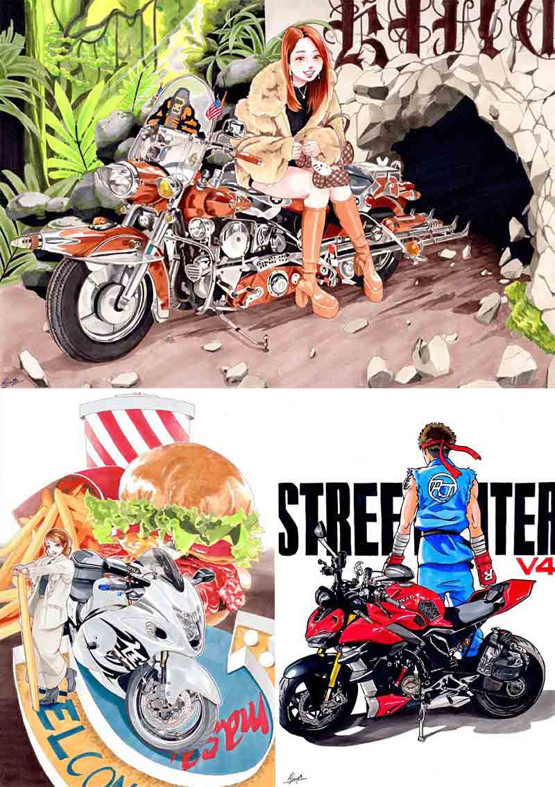 イラストレーター RYUTA・T氏の展示会「TOURING at MIYAGASE」がユナイテッドカフェ宮ヶ瀬で7/9～21まで開催 記事2