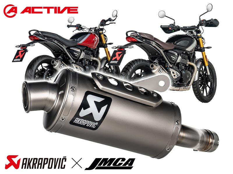 トライアンフ SPEED 400／SCRAMBLER 400X に適合するアクラポヴィッチ製スリップオンがアクティブから登場！　メイン
