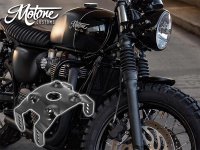 タイヤオーバーサイズ化の必須アイテム／トライアンフ モダンクラシックシリーズに適合するフロントフェンダーステーが Motone から登場　メイン