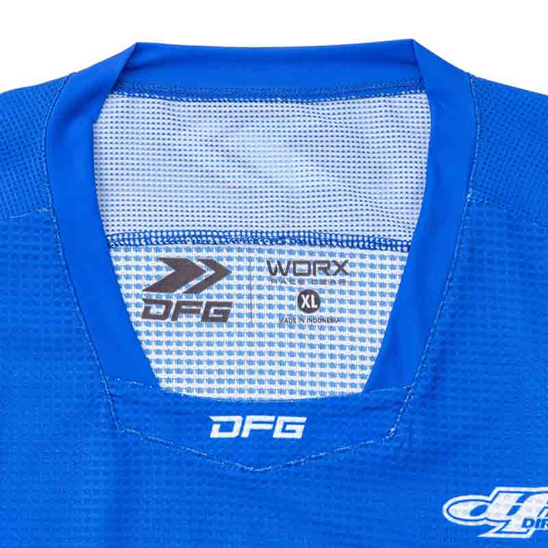 レーシングモトクロスジャージ「ワークスジャージ トーン ブルー」がダートフリークから発売 記事4