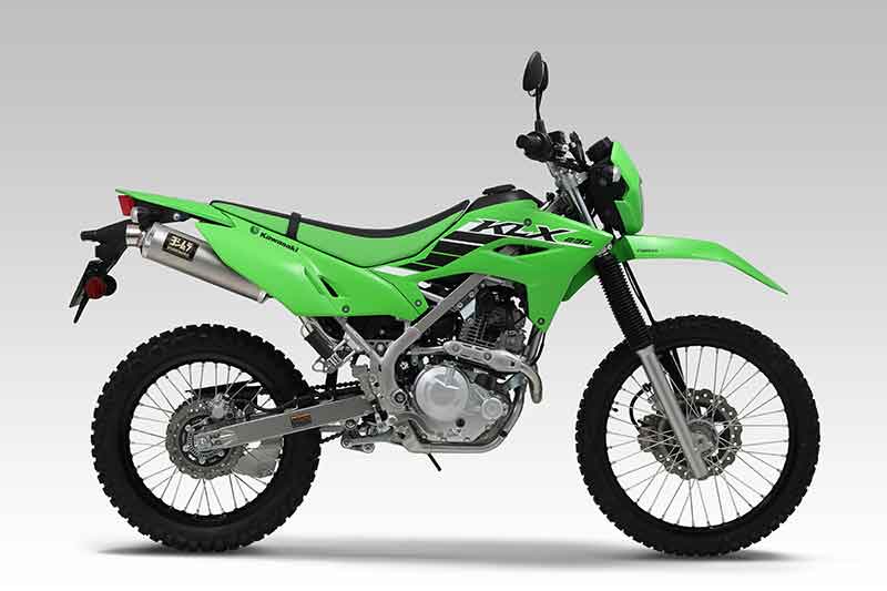ヨシムラから KLX230 シリーズ用「機械曲 GP-MAGNUM105サイクロン EXPORT SPEC 政府認証」が発売！ 記事1
