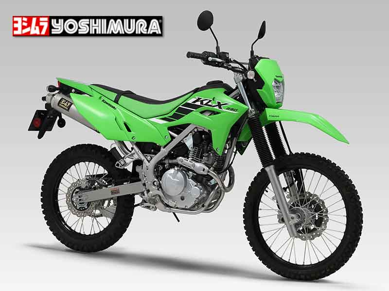 ヨシムラから KLX230 シリーズ用「機械曲 GP-MAGNUM105サイクロン EXPORT SPEC 政府認証」が発売！ 記事10
