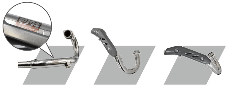モリワキから CRF250L／Rally用「Slip-On Exhaust MX／B.R.S Front Pipe SUS／SHORT FENDER KIT」が登場！ 記事6