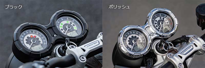 Motone のアルミダイキャスト製メーターカバー PEERLESS に新色「ブラック/ポリッシュ」が登場！（動画あり） 記事6