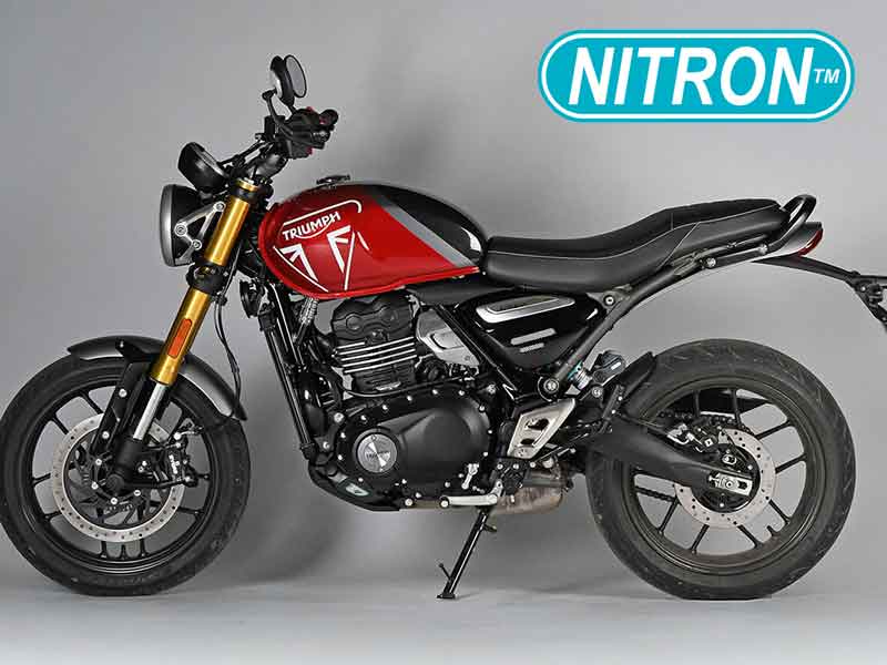 SPEED400 の足つきを改善する「ローダウンショックアブソーバー」がナイトロンから発売！ メイン