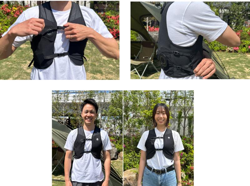 環境温度から-22℃の高性能！電源ON即COOLな冷却ベスト「LOGOS