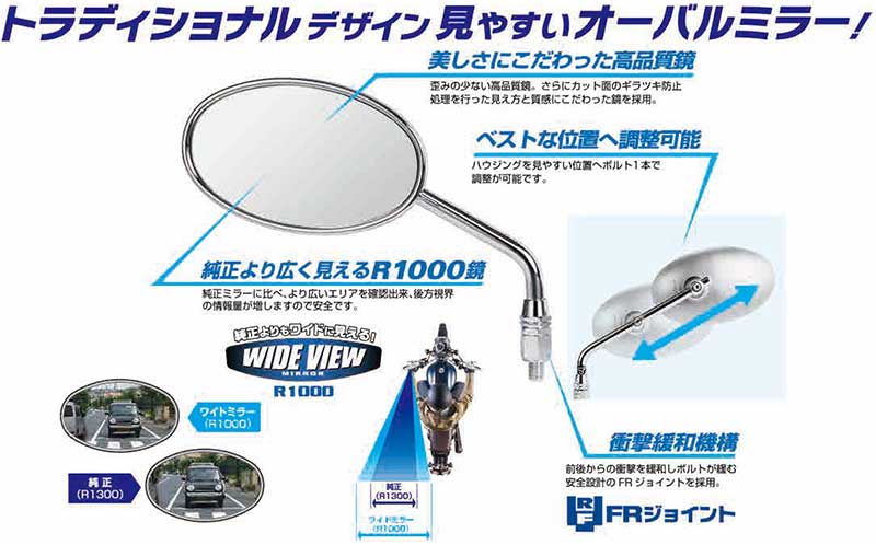 タナックスからミラー新製品9種が発売！ 46works 中嶋志朗氏デザインモデルも登場 記事9