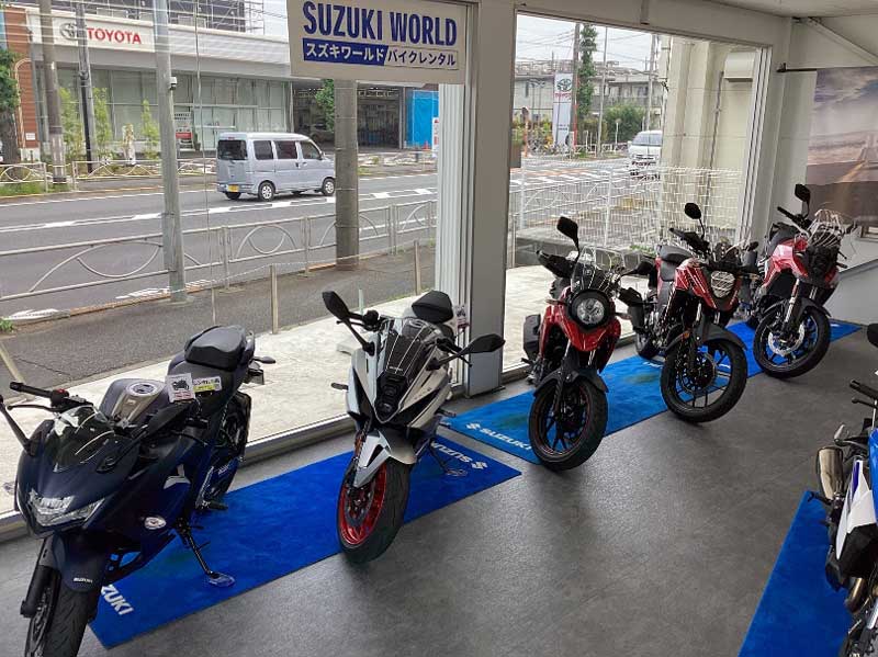 【スズキ】「スズキの新型バイクのレンタルサービス」をスズキワールド多摩店でスタート　記事２