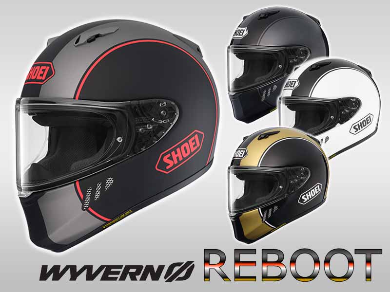 ショウエイの新フルフェイス WYVERN Ø にグラフィックモデル「WYVERN Ø REBOOT／リブート」が登場！ メイン