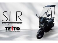 UVカット＋雨風対策で NMAX125 が快適に！ 後付けルーフキット「SLR for NMAX」が発売 メイン