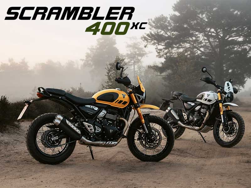 【トライアンフ】オールロードアドベンチャーに進化！「新型SCRAMBLER 400 XC」を発表　メイン