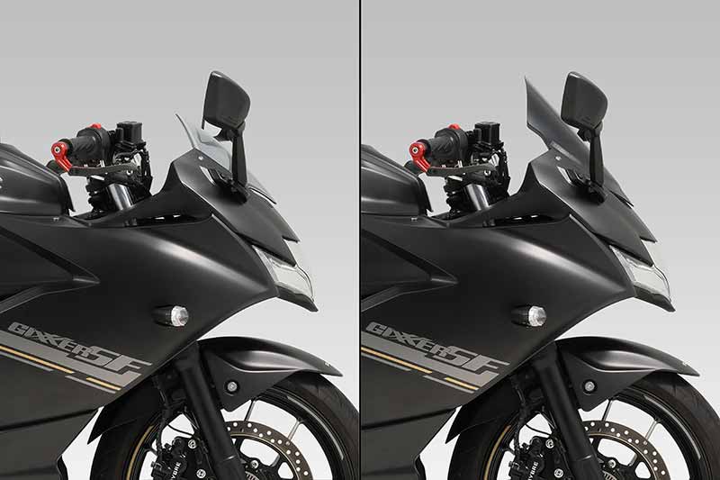 ヨシムラがジクサーSF250用「ウィンドアーマー」の受注を開始！ 記事3