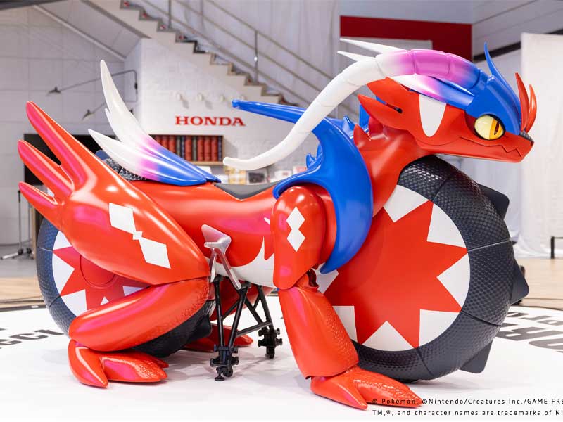 伝説のポケモンが登場！「ホンダコライドン」が鈴鹿8耐で走る姿を初