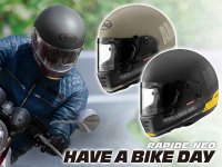加藤ノブキ氏デザインの「RAPIDE-NEO HAVE A BIKE DAY／ハブ ア バイクデイ」がアライヘルメットから9月中旬発売！ メイン