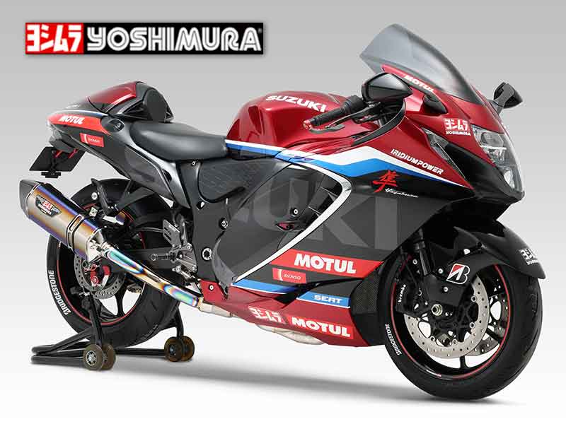 ヨシムラが Hayabusa用「フルエキゾーストHEPTA FORCE チタンサイクロン 2本出し 政府認証」の受注をスタート！ メイン