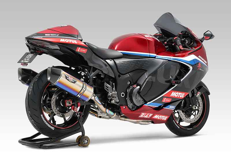 ヨシムラが Hayabusa用「フルエキゾーストHEPTA FORCE チタンサイクロン 2本出し 政府認証」の受注をスタート！ 記事2