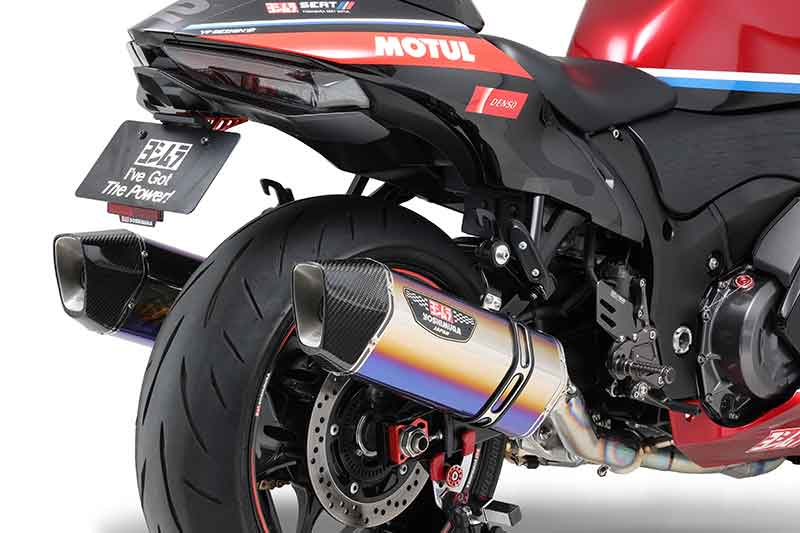 ヨシムラが Hayabusa用「フルエキゾーストHEPTA FORCE チタンサイクロン 2本出し 政府認証」の受注をスタート！ 記事13