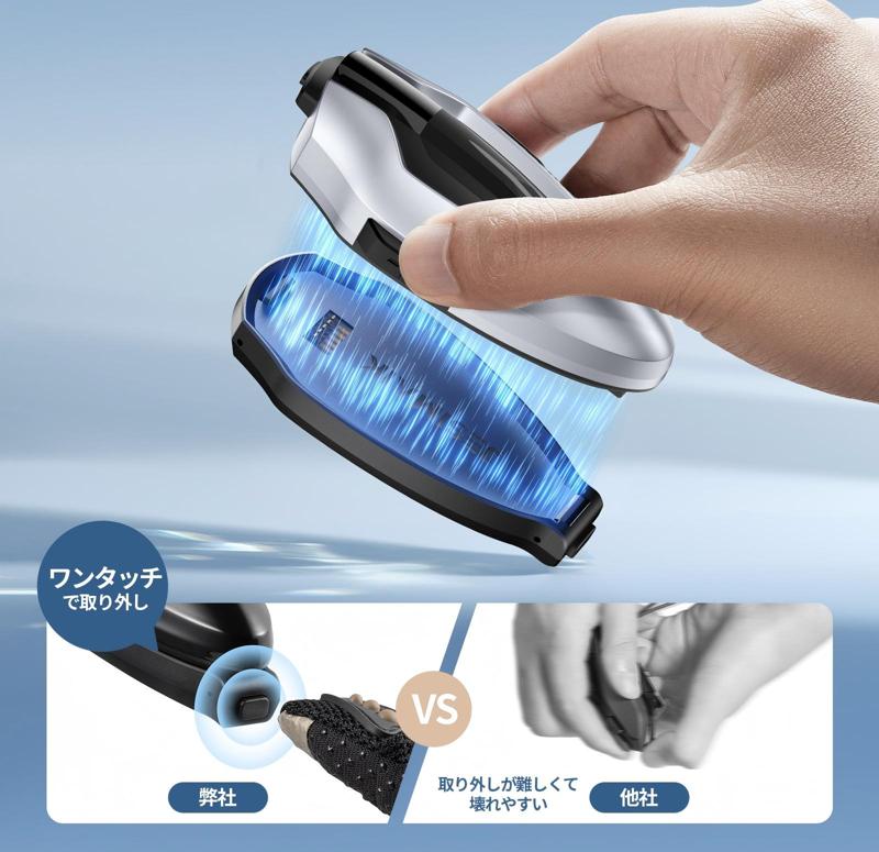 1秒でヘルメットに脱着！磁力＆ロック構造を備えたJESIMAIK新型バイク用インカム「H6」新登場