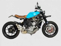 デウスが MV Agusta の Rivale 800 をベースにしたカスタムバイク「Blucit」を公開！ デウス原宿店で展示中 メイン
