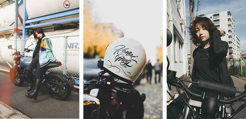 カナイメグ氏 ＆ むらきゃみだいち氏の写真展「Girls Ride Vibes」がユナイテッドカフェ世田谷で9/3～15まで開催 記事3