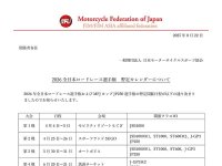 2026年「全日本ロードレース選手権」暫定カレンダーが発表／4/4・5モビリティリゾートもてぎで開幕 メイン