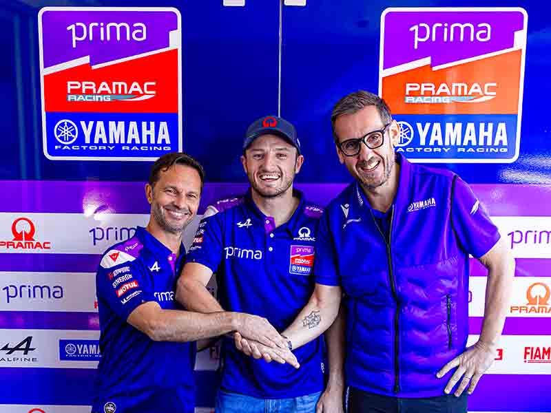 【ヤマハ】MotoGP オフィシャルライダーのジャック・ミラー選手と2026年シーズンの契約を更新 記事1