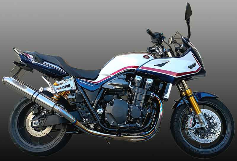 テックサーフの手曲げオールチタニウムマフラー「Type-2」シリーズに CB1300SB／SF（21-）用が発売！ 記事2