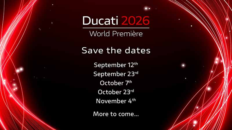【ドゥカティ】来シーズンの新モデル公開へ「ドゥカティ・ワールド・プレミア2026」を9/13より全5回実施 記事1