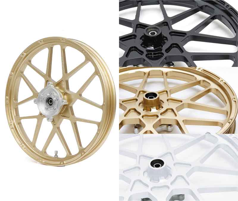 アクティブが CT125ハンターカブ用足回りパーツ提案／アルミ鍛造ホイール専用キャリパーサポートが新登場 記事2