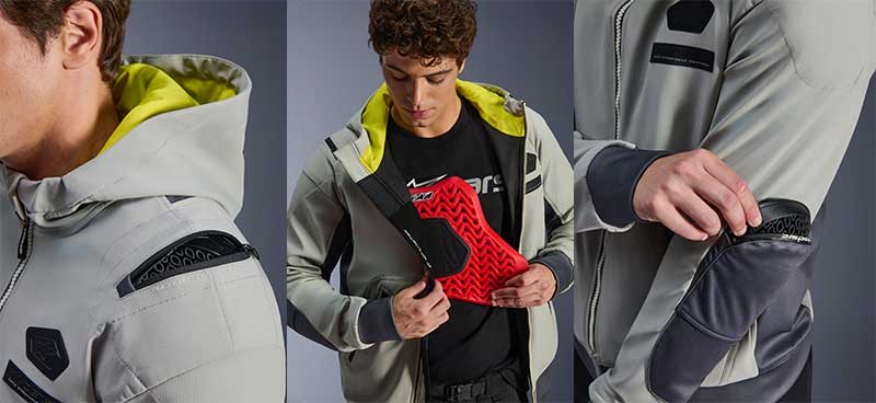 アルパインスターズの防水ライディングパーカ「MOBLAST WP JACKET」が岡田商事から9月下旬発売！ 記事2