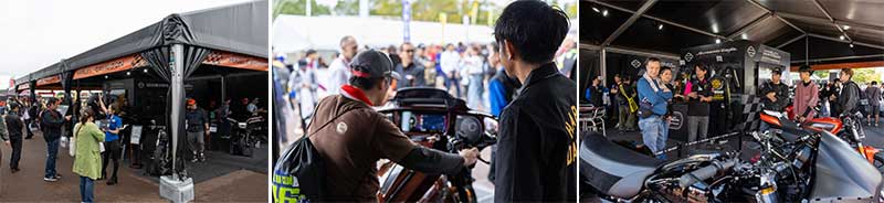 【ハーレー】MotoGP（TM）日本グランプリにブース出展／最新モデル展示・アパレル展示販売など 記事2