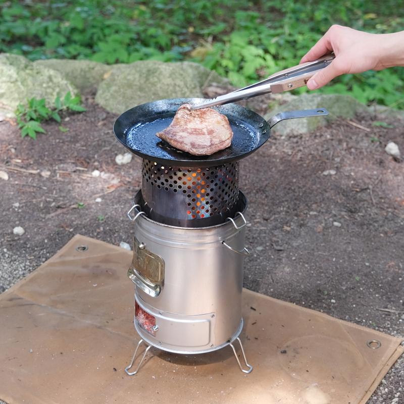 【シリーズ累計4万台突破】地面への熱ダメージを約40％削減！新型二次燃焼ストーブ「tab.缶ストーブEX」2025年10月10日発売