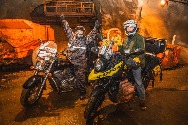 全国唯一！鉱山の坑道をバイクで駆け抜ける！