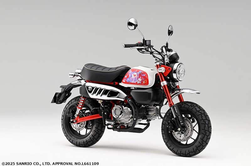 【ホンダ】サンリオコラボ純正アクセサリー「“Honda × Kuromi” モンキー125用タンクサイドパネル」が受注期間限定で発売！ 記事5