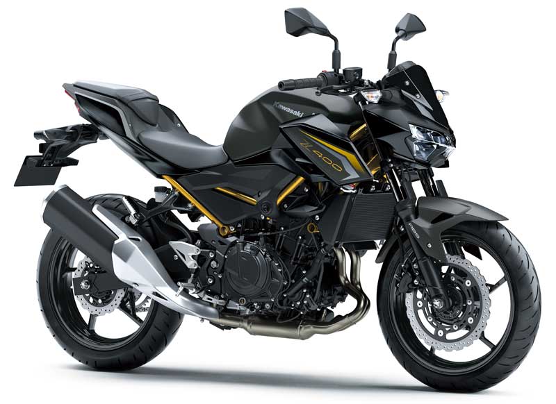 【カワサキ】スーパーネイキッドZシリーズのミドルモデル「Z400」に新色を採用し11/1に発売　メイン