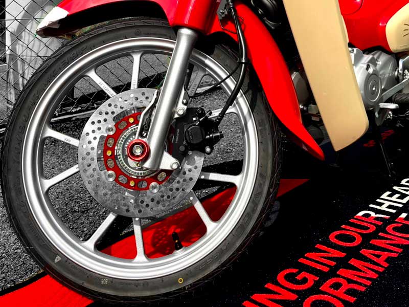 EVATEK からスーパーカブ110／JA59用大径ディスクキットが発売！