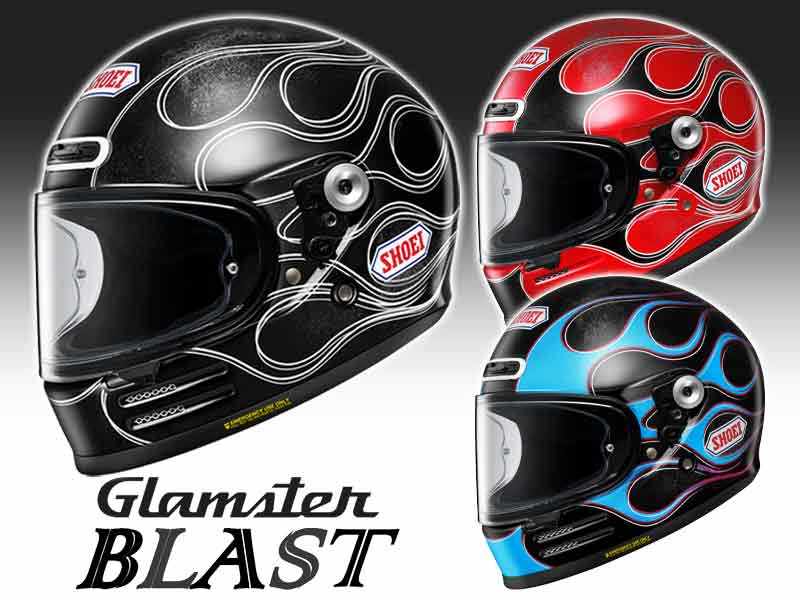 ネオクラシックフルフェイス Glamster のグラフィックモデル「BLAST／ブラスト」がショウエイから登場！ メイン