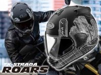 アライ×ロアーズオリジナルのグラフィックモデル「TX-STRADA ROARS／ストラーダ・ロアーズ」が11月下旬発売！ メイン