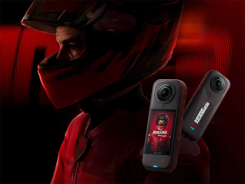 Insta360 からマルク・マルケス優勝記念モデル「Insta360 X5 MM93 2025