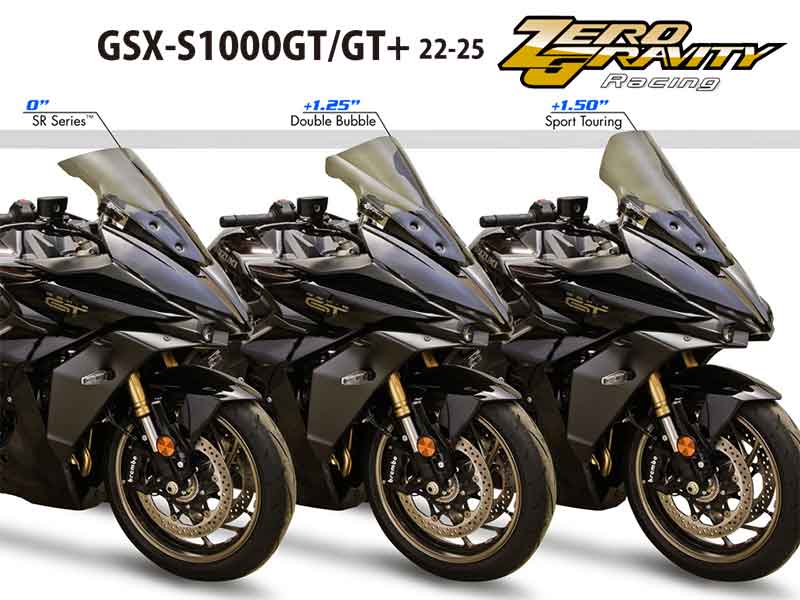 ゼログラビティのスクリーンに GSX-S1000GT／GT+（22-25）用が登場！ メイン