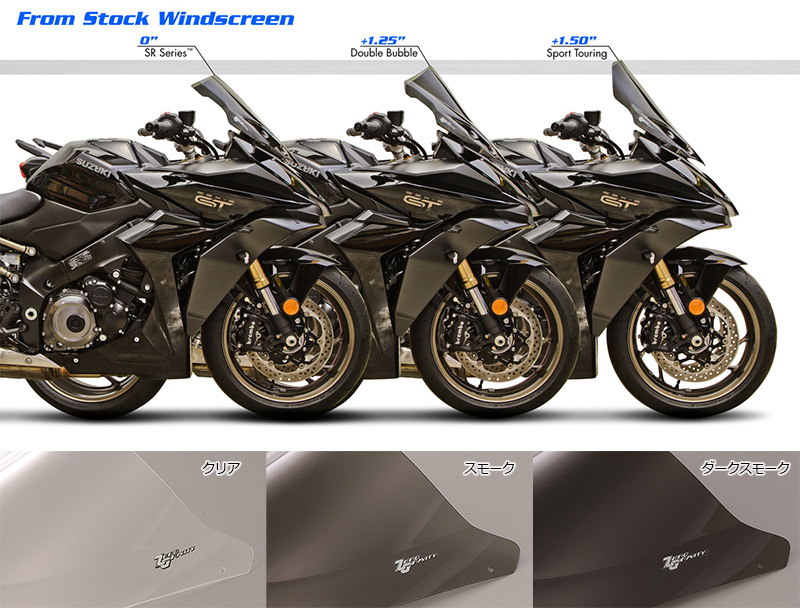 ゼログラビティのスクリーンに GSX-S1000GT／GT+（22-25）用が登場！ 記事1