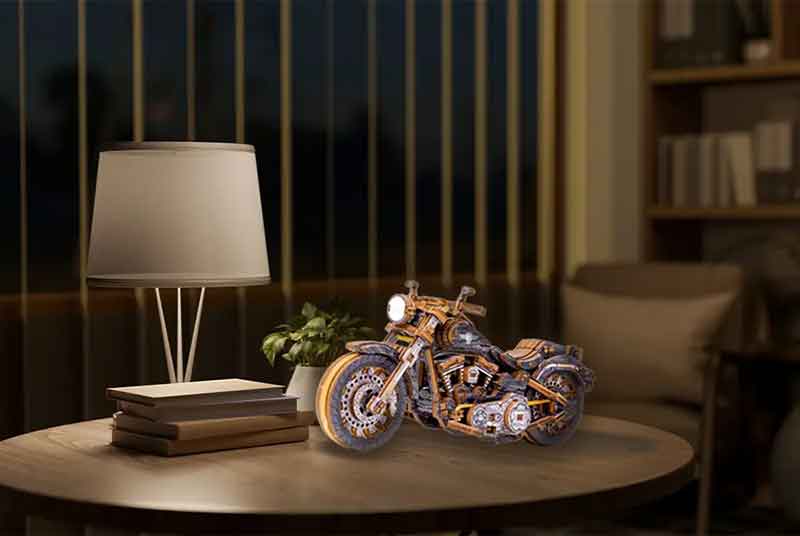 精巧ギミックで走る木製 Vツインバイク!「Cruiser V-Twin」がMakuakeに登場(動画あり) 記事4