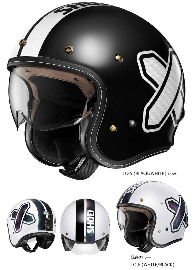 ショウエイのジェットヘルメット「J・O+ CROSS LOGO2」に新色が追加! 記事1