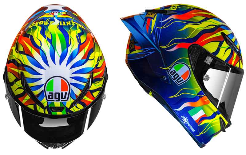 バレンティーノ・ロッシの FIA 着用グラフィック「PISTA GP RR LIMITED EDITION SOLELUNA 2025」の国内先行予約がスタート！ 記事2