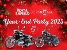 【ロイヤルエンフィールド】カフェ ORTIGA で「Year-End Party 2025」＆新型モデル特別展示を実施！ メイン