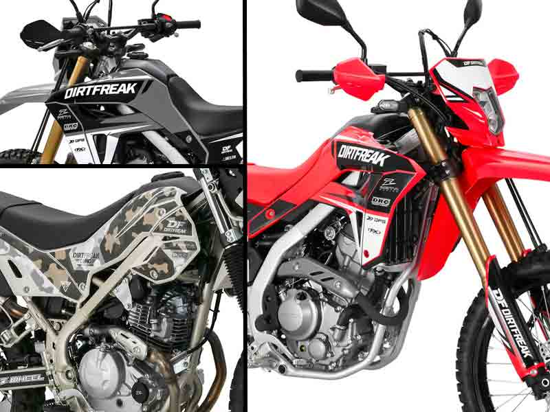 ダートフリークから CRF250L・KLX230 SHERPA用の「グラフィックキット」が発売！ メイン