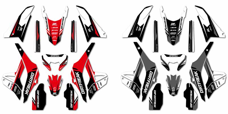 ダートフリークから CRF250L・KLX230 SHERPA用の「グラフィックキット」が発売！ 記事1