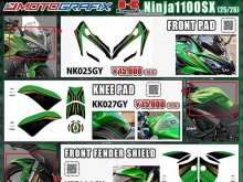 モトグラフィックスの Ninja1100SX（25/26）用ボディパッド4種がネクサスから発売！ メイン