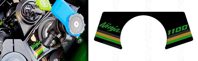 モトグラフィックスの Ninja1100SX(25/26)用ボディパッド4種がネクサスから発売! 記事5